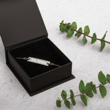Engraved Silver Bar Chain Bracelet - soicee - So Icee - 